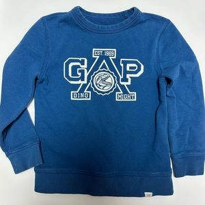 Kids Athletic Gap Logo Crew neck Sweatshirt - Size Small (6-7)
